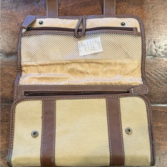 Polo by Ralph Lauren Canvas and Leather Toiletry Bag - Picture 3 of 5